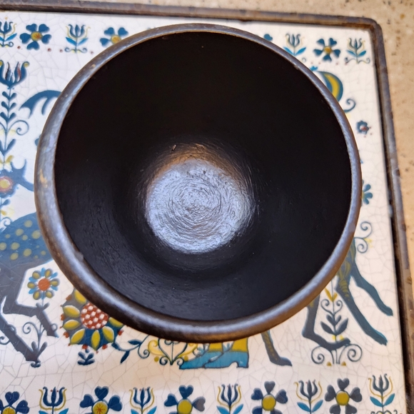 Japanese Cast Iron Ceremonial Tea Cup - Picture 2 of 5